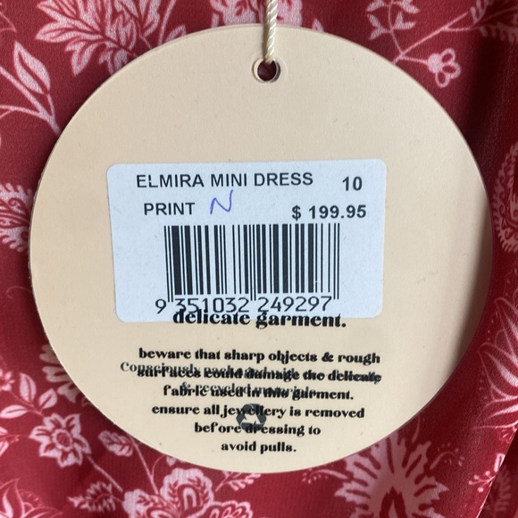 AZZURIELLE ELMIRA PRINTED MINI DRESS 10 READ - Picture 7 of 10